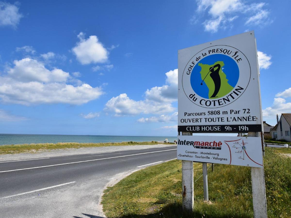 Superb Holiday Home Near The Beach Quinéville Exterior foto
